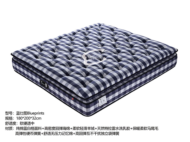 席梦思床垫蓝仕图